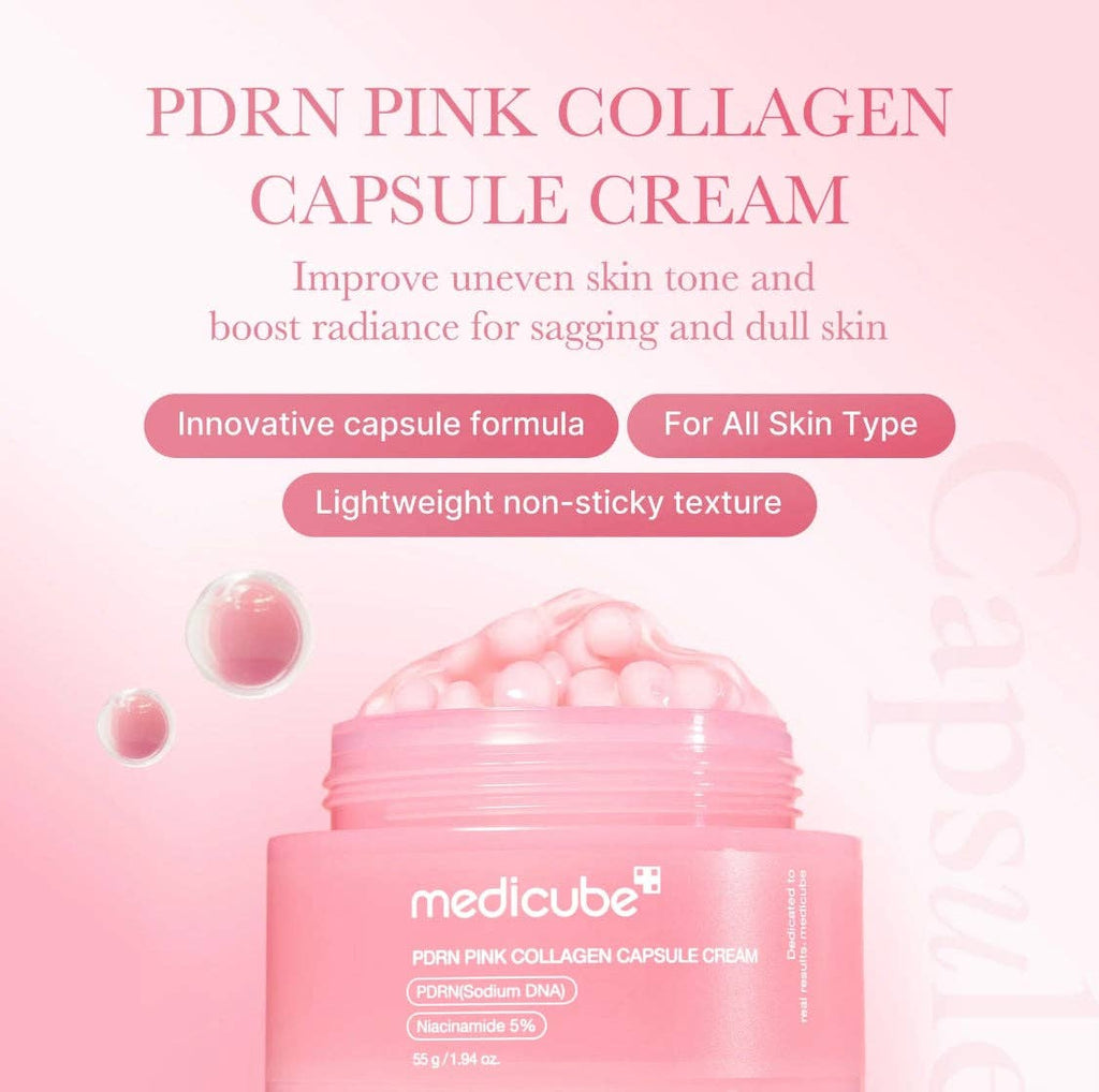 Crème capsule au collagène rose PDRN Medicube (55 g)