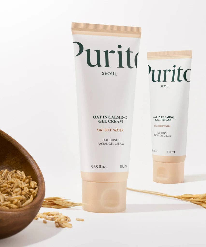 PURITO – Oat-in Calming Gel Cream 100ml - Soin Apaisant & Hydratant à l’Avoine