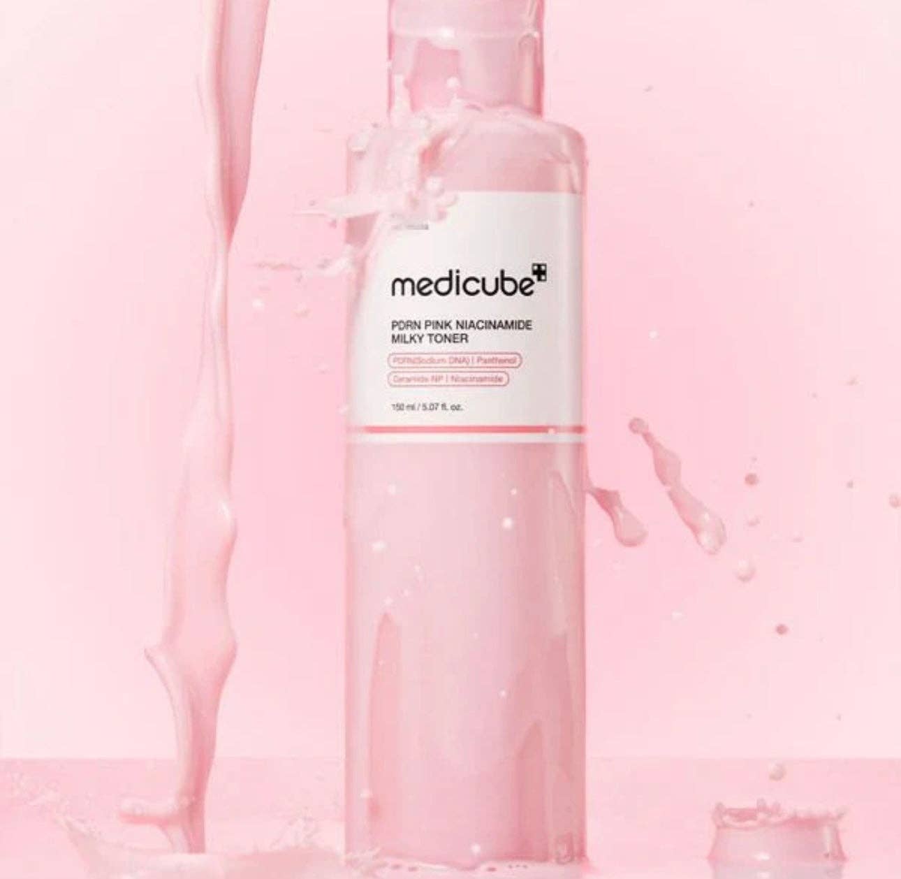 Medicube PDRN Tonique Lacté à la Niacinamide Rose (150ml)