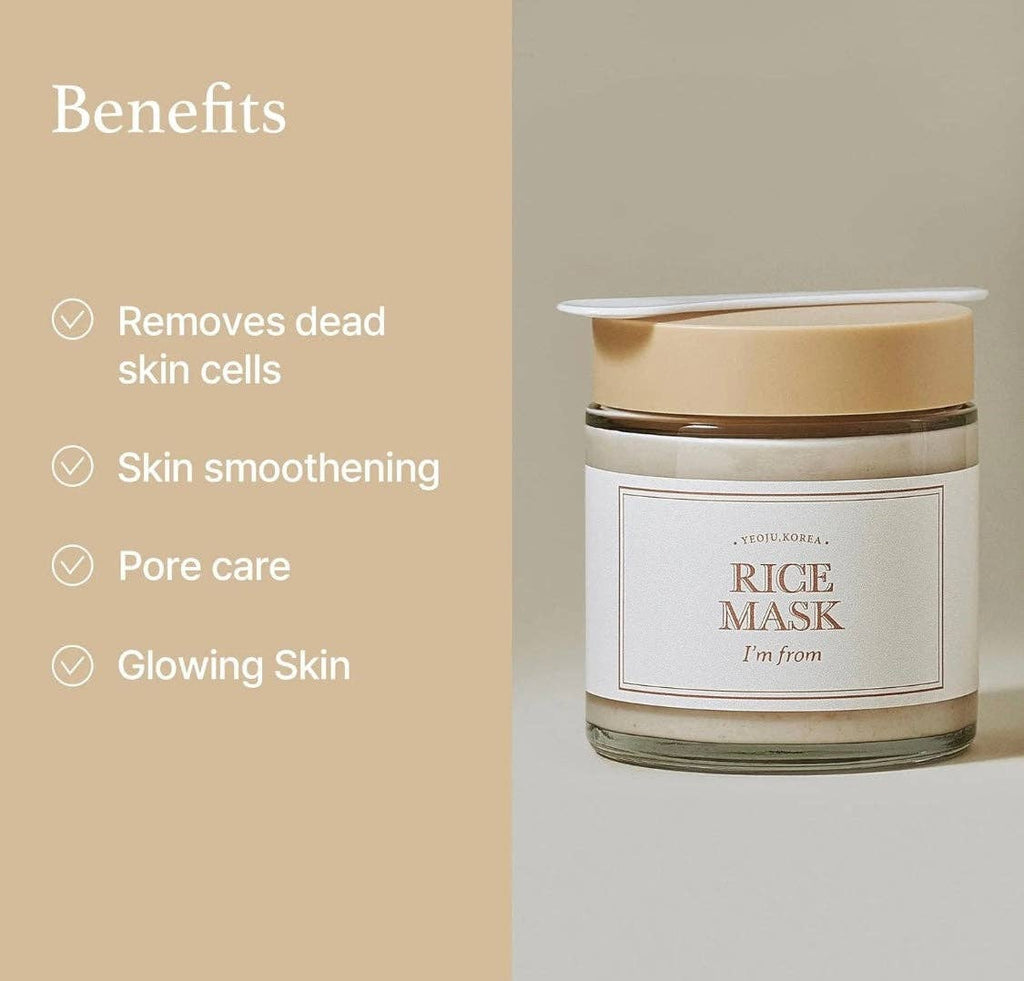 Masque visage I’m from Rice 110 g