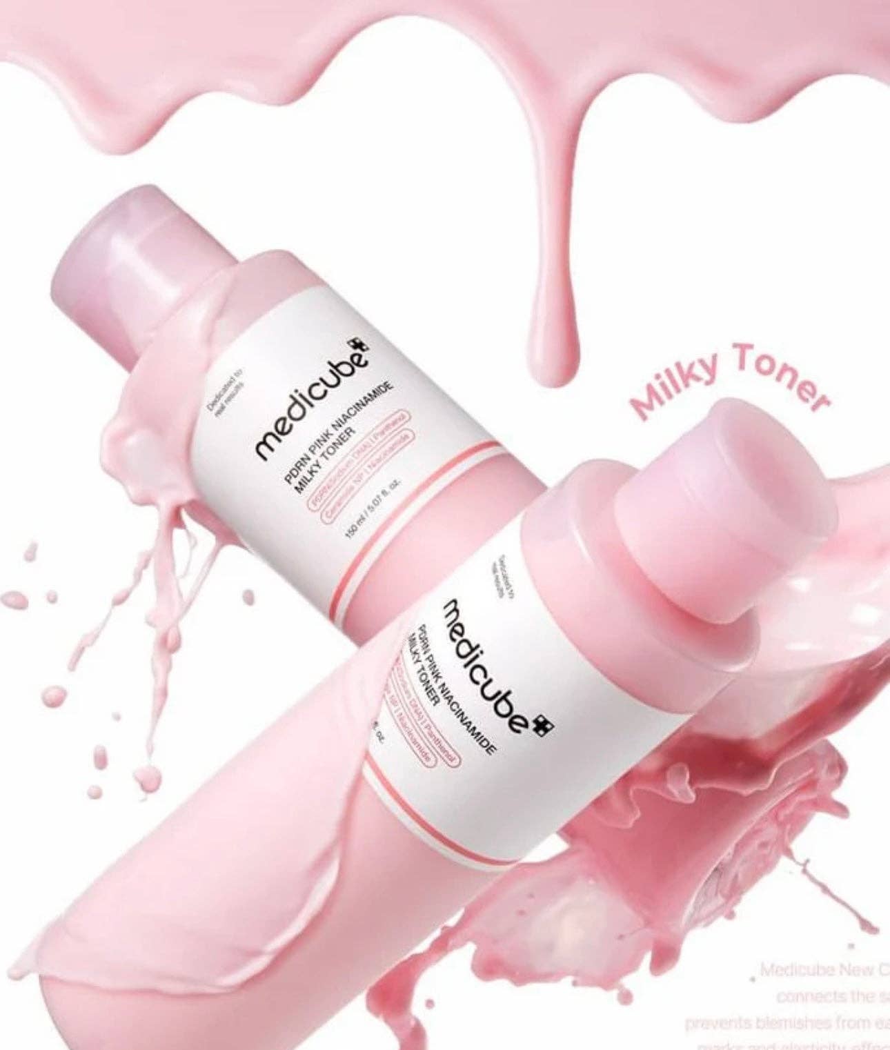 Medicube PDRN Tonique Lacté à la Niacinamide Rose (150ml)